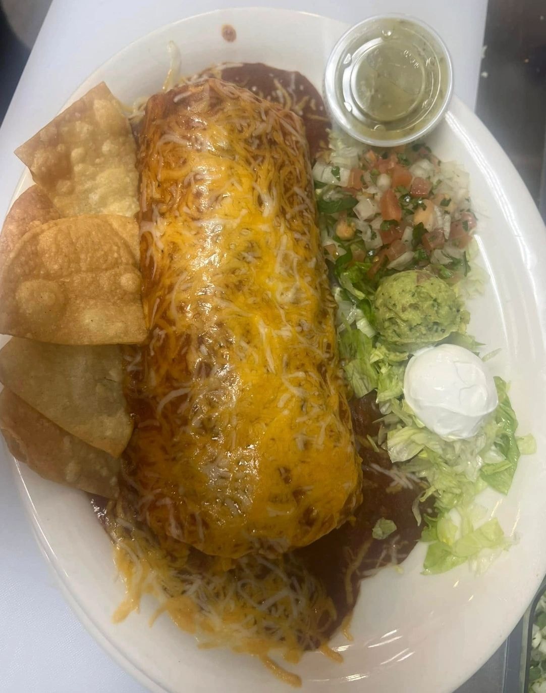 Burrito plate